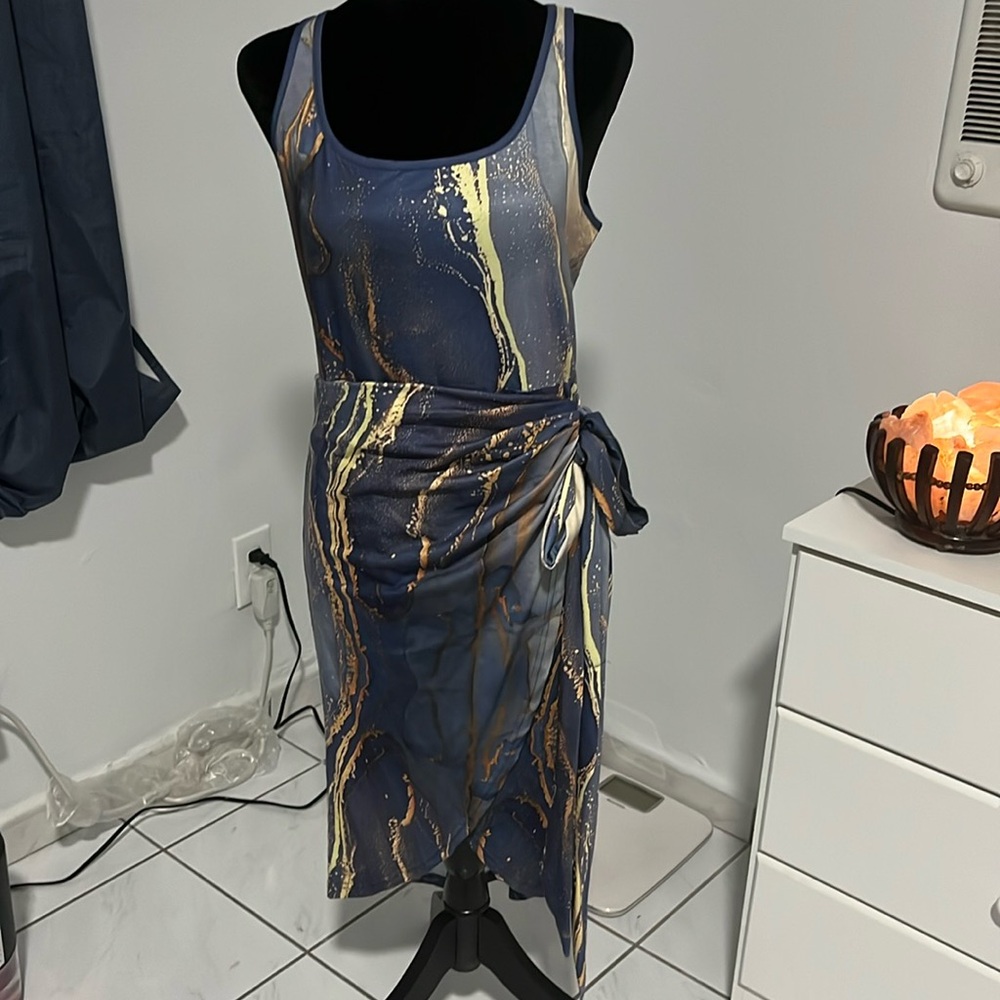 Vestido cruzado adelante